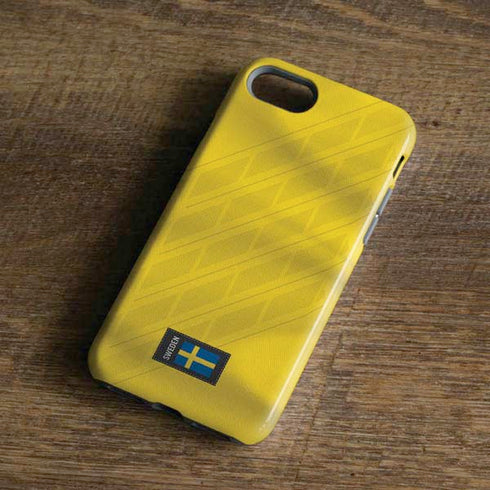 Sweden Soccer Flag iPhone 8 Pro Case